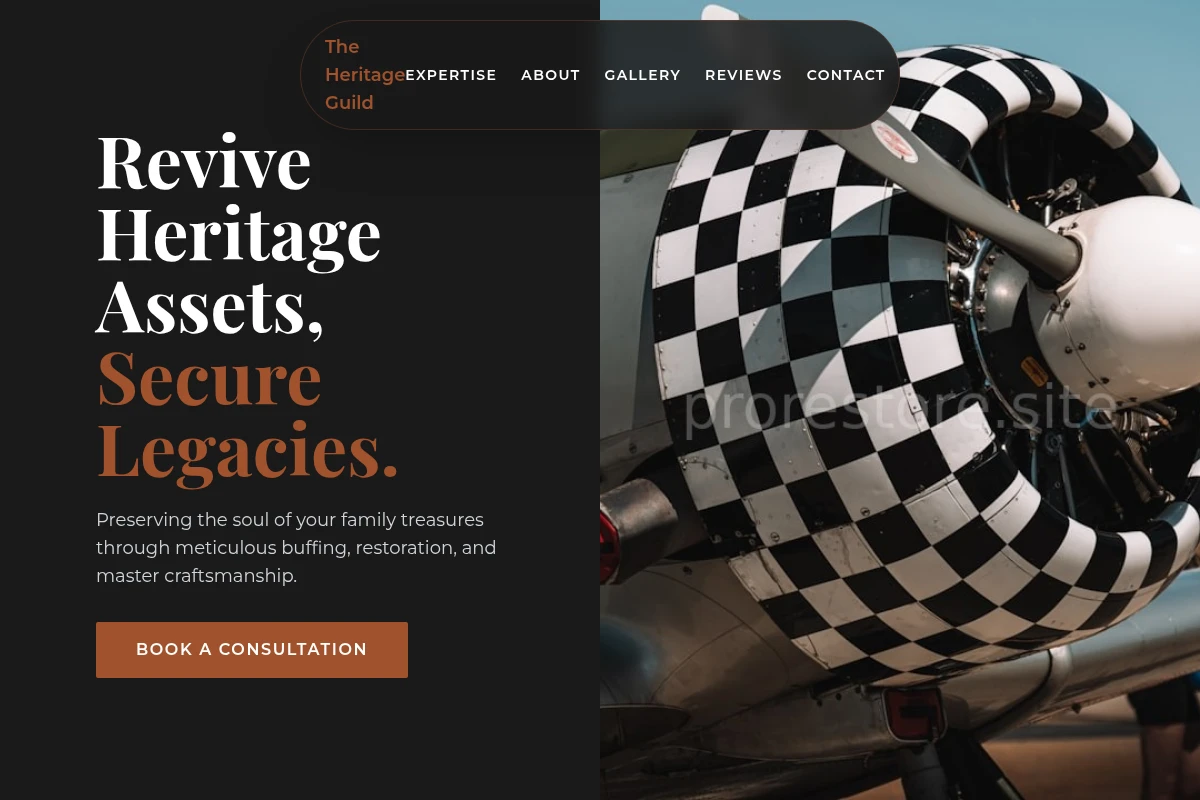 Buffing Antique Restoration