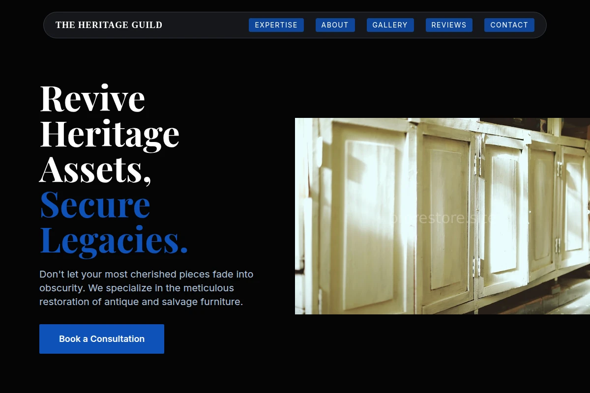 Salvage Furniture Refinishing