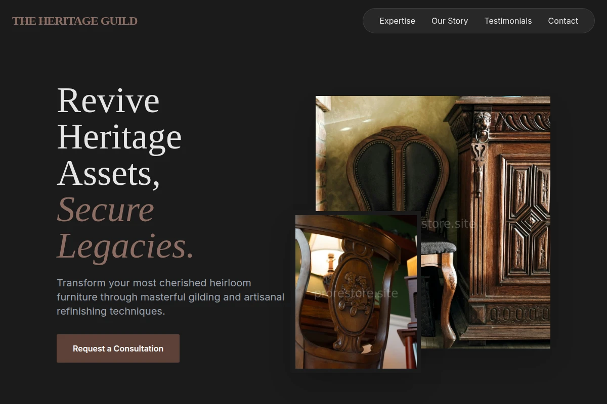 Gilding Furniture Refinishing