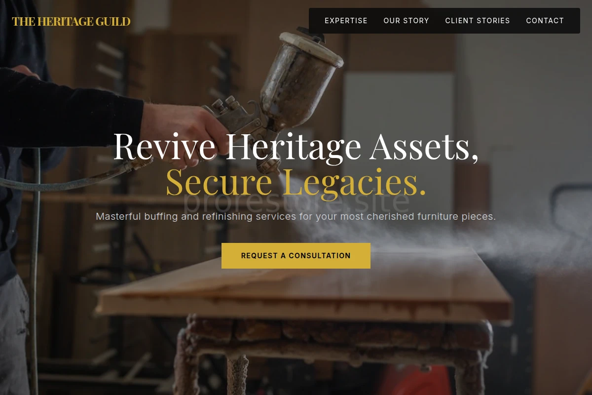 Buffing Furniture Refinishing